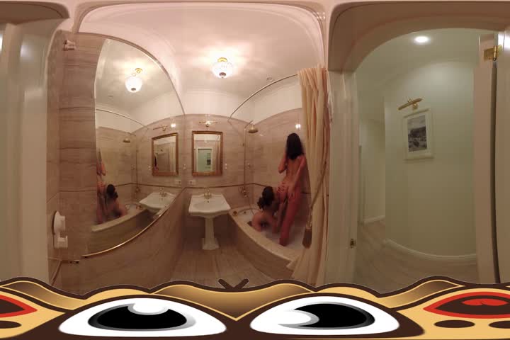 VR Porn Lesbian Girlfriend in the bath  Virtual Porn 360