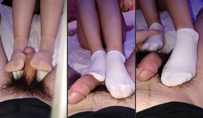 高级定制女神骚脚丝足足交