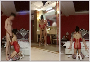 颜值很高的美女人妻和老公网约单男酒店啪啪,床上被前后双插干的受不了上厕所时又被单男按在洗手台上干