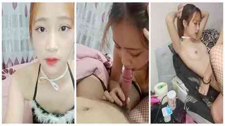 芳儿在人间新人颜值不错嫩妹和炮友啪啪，情趣装网袜特写口交跳蛋震动上位抽插猛操