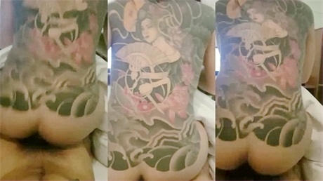 夜店首席DJ激情啪啪 全身性感纹身 后入猛操啪啪直响 特有冲击感