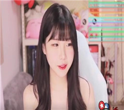 清秀的韩国女主播