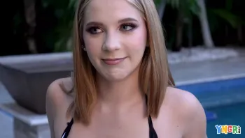 Bang! original18 Year Old Becky Summer Gets Her Shaved Pussy Stretched