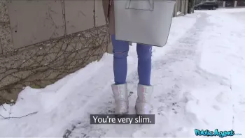 捷克街头搭讪 路边搭讪极品妹子上车车震