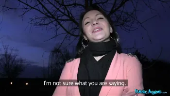 Dark Haired Beauty Easily Convinced To Suck Strangers Cock_Belle Claire