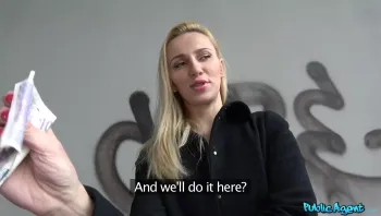 Stairwell Orgasms For Russian Blonde_Afina Kisser