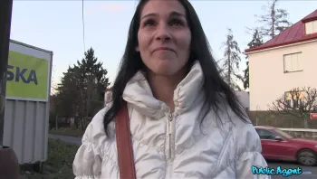 Pretty Dark Haired Girl Surprises Stranger With Huge Tits_Mischel Lee