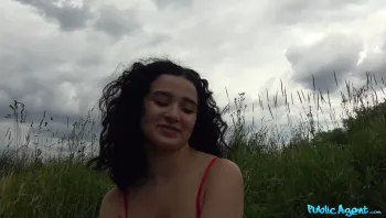 Tight Spanish Pussy Fucked Outside