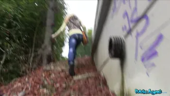 Blonde Rides Cock Instead Of The Bus