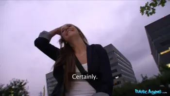 Shy Blonde Takes A Stranger S Full Cock In Public