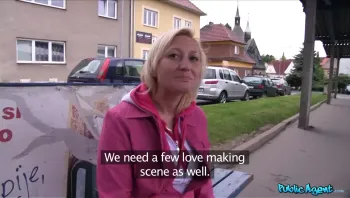 Barmaid Bares Her Tits And Sucks Off Public Agent For A Job_Lena Yof