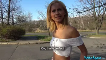 Cock Gets Blonde Wet In Forest Fuck