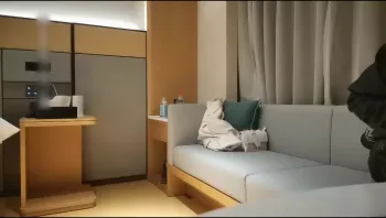 性感黑裙大长腿妹子啪啪 舌吻互摸调情口交