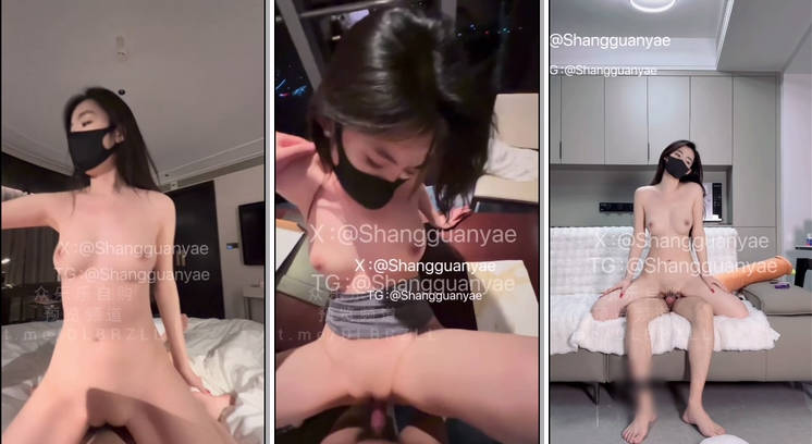 反差模特极品尤物『上官雅儿』04年完美身材 御萝双修，黑色网纱情趣内衣 白色丝袜 先收拾卫生再服务主人(2V)