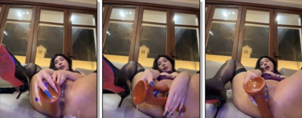 stripchat【za-02605】户外露出女神! 特大道具爆菊~喷水 (8)