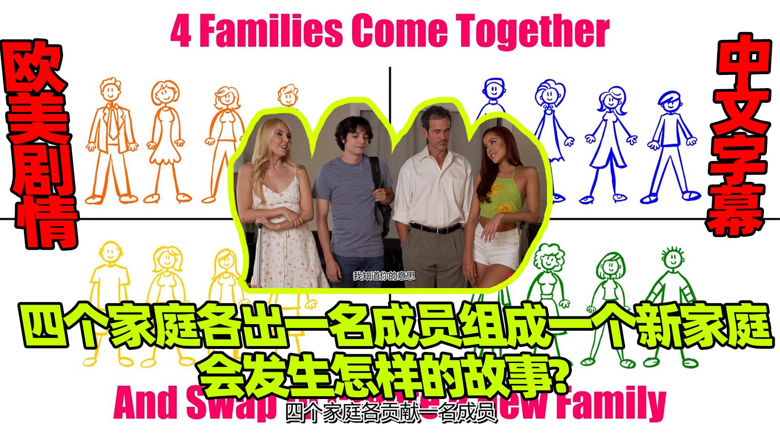 四个家庭各出一名成员组成一个新家庭会发生怎样的故事-精品力荐-xj