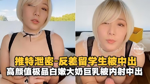 独家泄密-反差婊留学生被无情中出，高颜值极品白嫩大奶母狗-xj