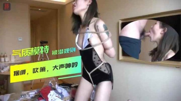 气质嫩模被上司潜规则捆绑吹箫大声呻吟！