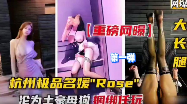 杭州极品名媛-沦落成土豪的母狗