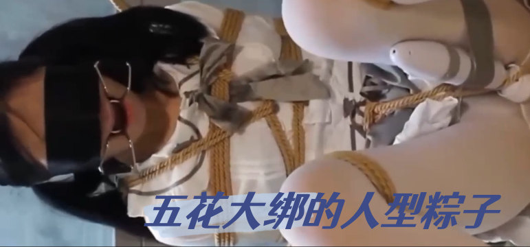 五花大绑的人型粽子调教玩弄SM圈十一部合集
