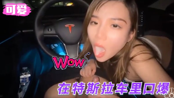 NicoLove在特斯拉车里口爆-精品力荐