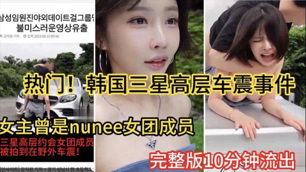 【热门大瓜】韩国三星高层车震事件女主曾是韩国nunee女团成员10分钟完整版流出-精品力荐