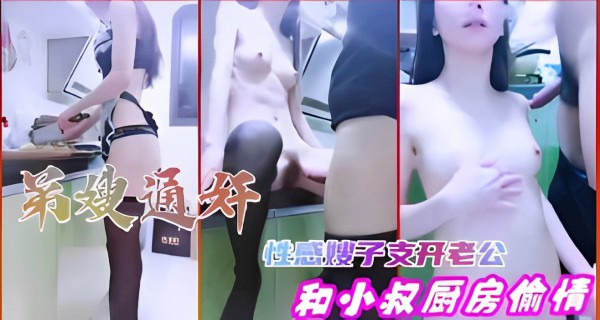 弟嫂通奸，性感嫂子支开老公，和小叔厨房偷情-精品力荐