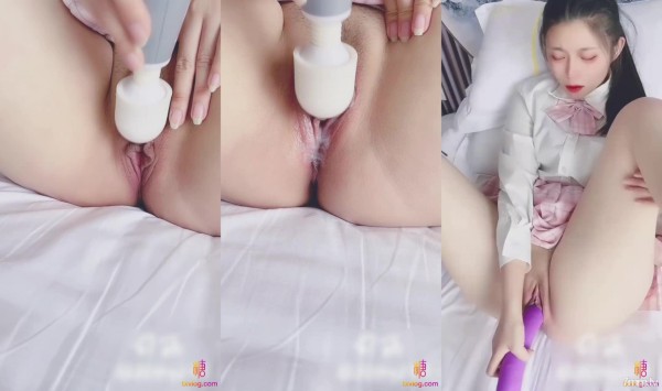 极品网红反差婊JK学生妹 司雨 震动棒强击嫩b白浆横流 超长大屌深入窄b 爆浆超强反差欲女