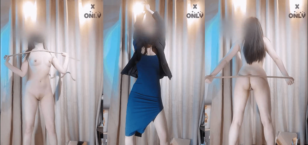 才艺女神，推特制服裸舞女王【MissDong咚小姐】最新三联屏剪辑，裸舞自慰啪啪无水印原版