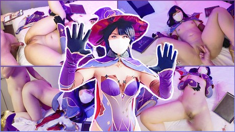 原神莫娜终于同意拍摄成人片因为她真的很缺摩拉! 害羞的第一次! 超湿潮吹!