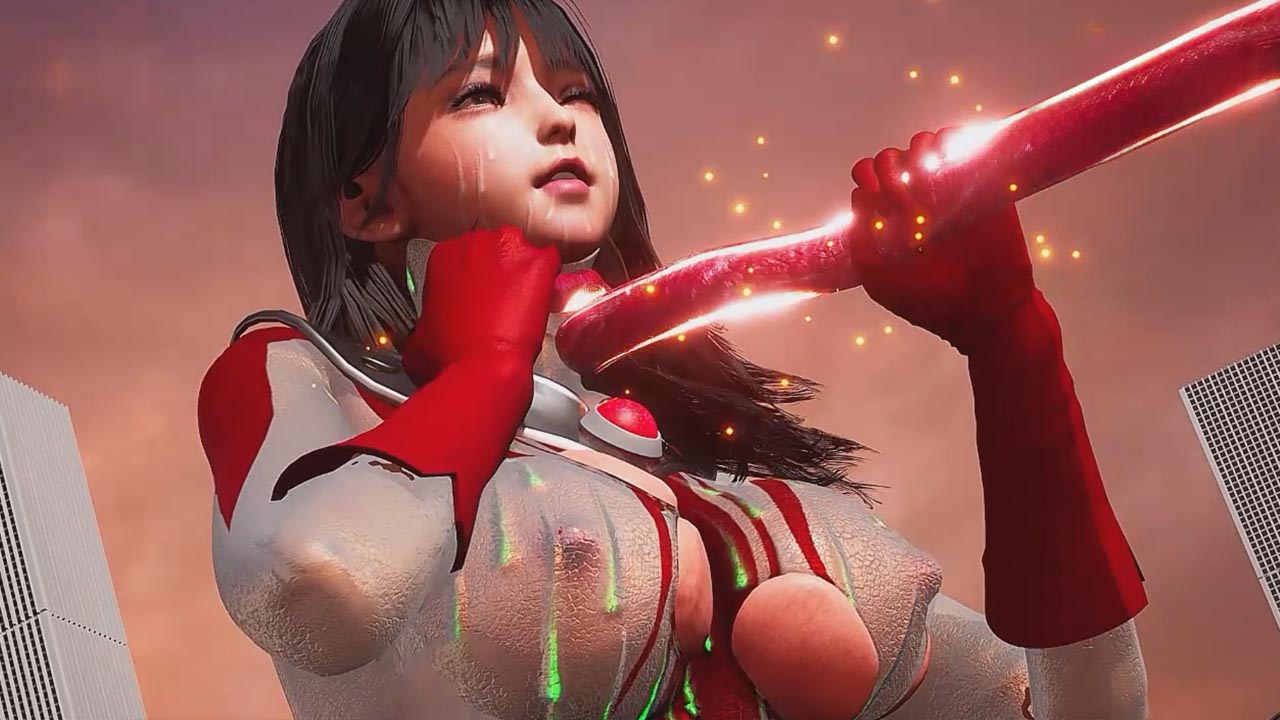 【3D唯美】女奥特曼战士大战怪兽被操暴了